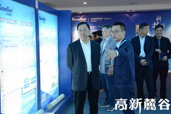 长沙高新区管委会职能部门前往湖南沁森高科开展帮扶