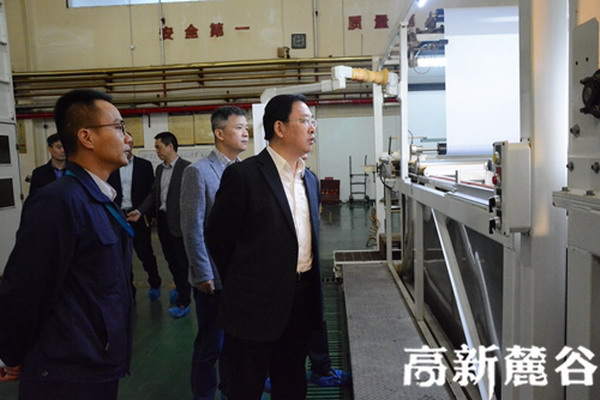 长沙高新区管委会职能部门前往湖南沁森高科开展帮扶