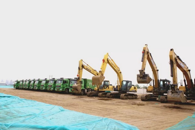 与陕建工十一建签约浩泽智慧环保产业园正式破土动工 与陕建工十一建签约浩泽智慧环保产业园正式破土动工