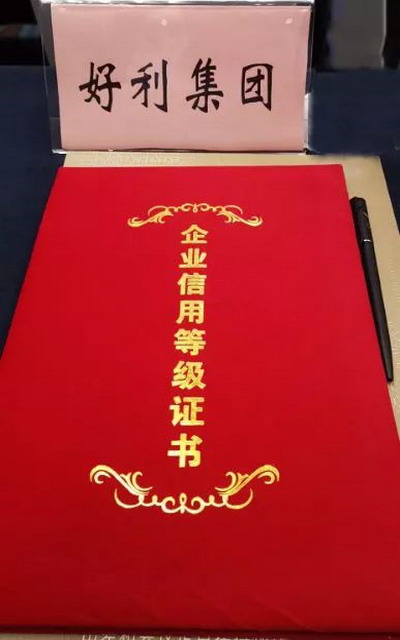 好利阀业“第七批膜行业企业信用等级评价授牌企业” 好利阀业“第七批膜行业企业信用等级评价授牌企业”