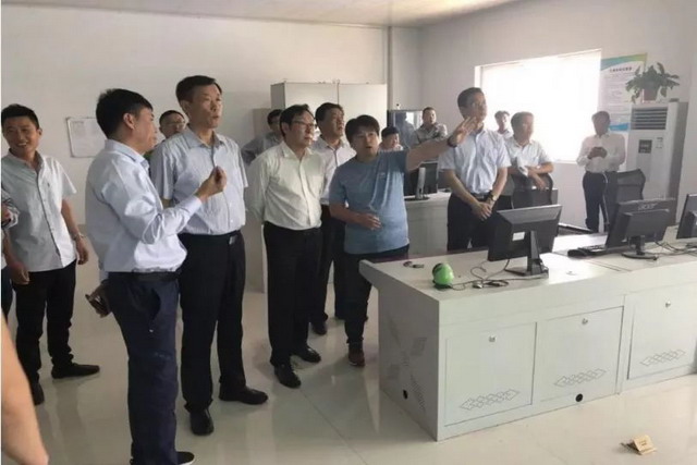 葫芦岛市政协考察组考察中信环境技术昌邑再生水项目 葫芦岛市政协考察组考察中信环境技术昌邑再生水项目