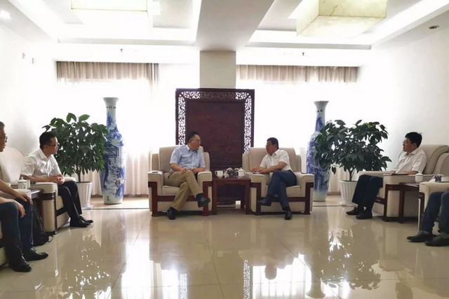 中信环境技术董事长一行前往北排集团拜会郑江董事长 中信环境技术董事长一行前往北排集团拜会郑江董事长