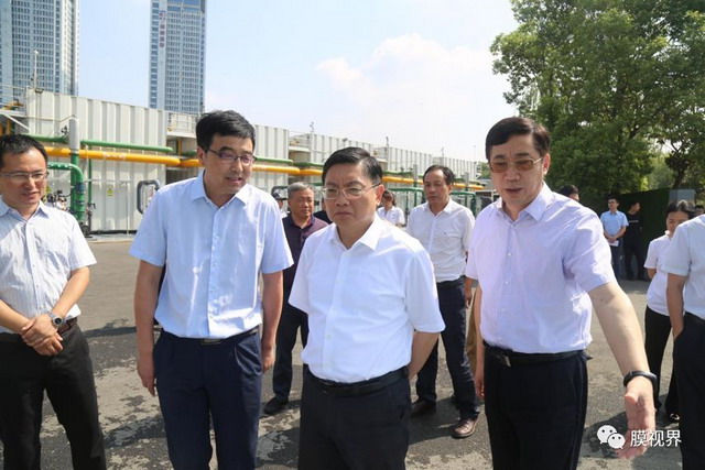凯米膜玄武湖湖滨净水站迎来南京市委书记张敬华视察 凯米膜玄武湖湖滨净水站迎来南京市委书记张敬华视察