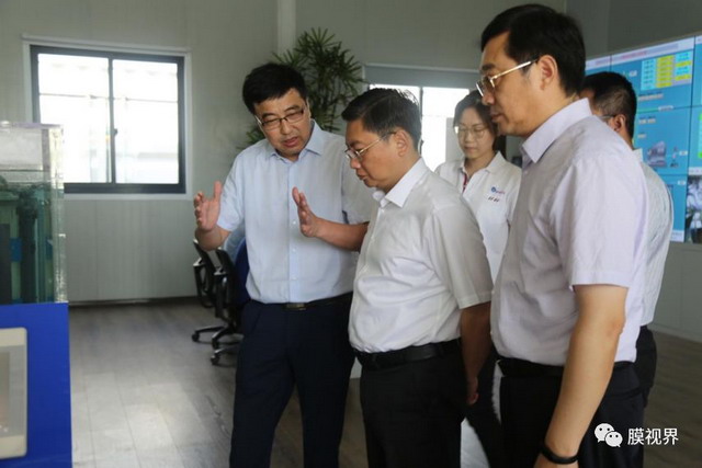 凯米膜玄武湖湖滨净水站迎来南京市委书记张敬华视察 凯米膜玄武湖湖滨净水站迎来南京市委书记张敬华视察