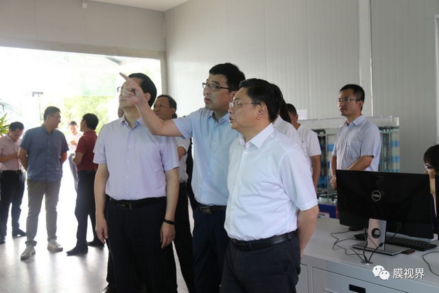 凯米膜玄武湖湖滨净水站迎来南京市委书记张敬华视察 凯米膜玄武湖湖滨净水站迎来南京市委书记张敬华视察