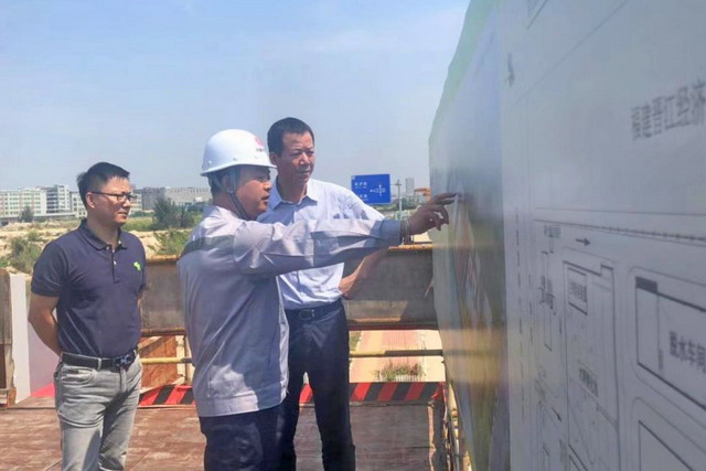 副市长亲临中信环境技术福建晋江安东园污水项目视察 副市长亲临中信环境技术福建晋江安东园污水项目视察