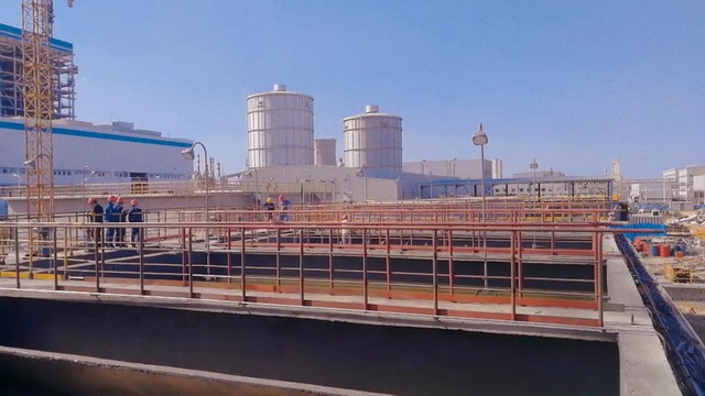赛诺水务承建山钢集团日照精品基地海淡项目调试出水 赛诺水务承建山钢集团日照精品基地海淡项目调试出水