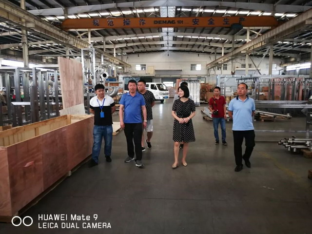 陕西甘泉县招商小分队来到厦门三达膜考察膜生产基地 陕西甘泉县招商小分队来到厦门三达膜考察膜生产基地