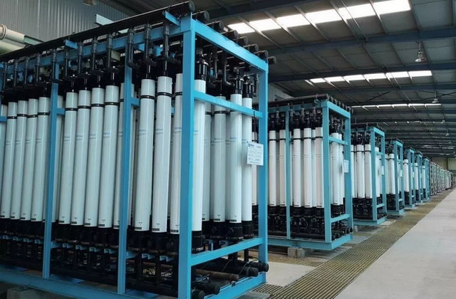 赛诺水务承建山钢日照钢铁精品基地污水处理项目验收 赛诺水务承建山钢日照钢铁精品基地污水处理项目验收