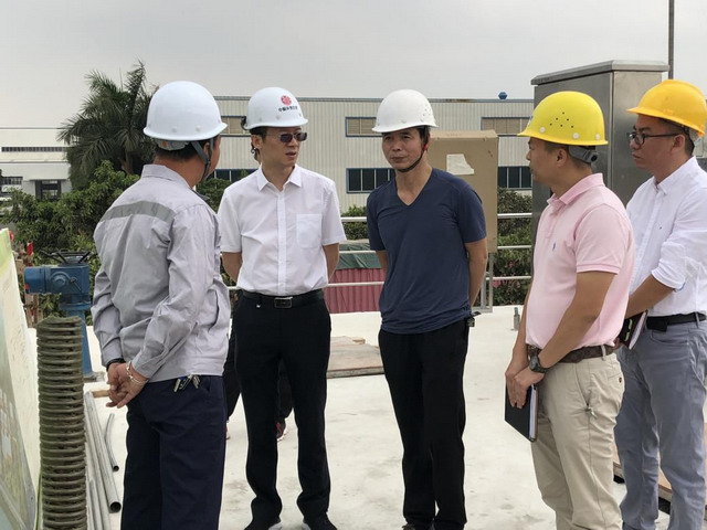 晋江市副市长庄天怀一行视察中信环境技术安东园项目 晋江市副市长庄天怀一行视察中信环境技术安东园项目