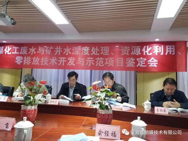 普朗膜研发煤化工浓盐水膜分盐装置通过技术成果鉴定 普朗膜研发煤化工浓盐水膜分盐装置通过技术成果鉴定